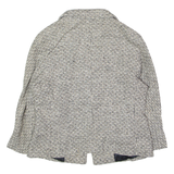 MAX MARA STUDIO Womens Blazer Jacket Cream Knit Wool UK 14