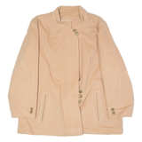 CS Womens Overcoat Coat Beige Wool 90s L