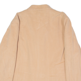 CS Womens Overcoat Coat Beige Wool 90s L