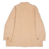 CS Womens Overcoat Coat Beige Wool 90s L