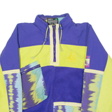 ADIDAS ORIGINALS Polarlite Trekking Mens Pullover Jacket Purple 90s Crazy Pattern M