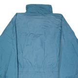 AQUAGUARD Mens Rain Jacket Blue 90s Hooded XL