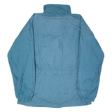 AQUAGUARD Mens Rain Jacket Blue 90s Hooded XL