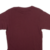 VANS Mens T-Shirt Maroon S