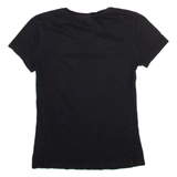 ADIDAS ORIGINALS Womens T-Shirt Black UK 8