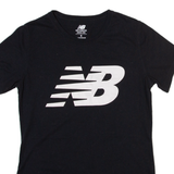 NEW BALANCE Womens T-Shirt Black S