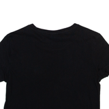 ADIDAS ORIGINALS Womens T-Shirt Black UK 8