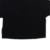 ADIDAS ORIGINALS Womens T-Shirt Black UK 8