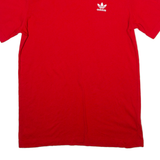 ADIDAS ORIGINALS Mens T-Shirt Red S