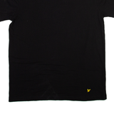 LYLE & SCOTT Mens T-Shirt Black M