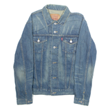 LEVI'S Mens Denim Jacket Blue S