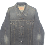 LEVI'S Womens Denim Jacket Grey M