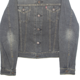 LEVI'S Womens Denim Jacket Grey M