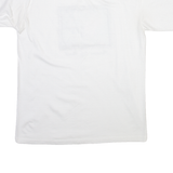 ALL SPORT Flowers Mens T-Shirt White L