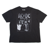 AC DC Mens Band T-Shirt Black 2XL