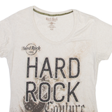 HARD ROCK CAFE Washington Dc Womens T-Shirt Beige USA XL