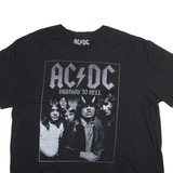 AC DC Mens Band T-Shirt Black 2XL