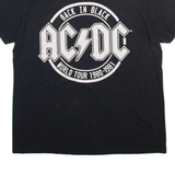 AC DC Mens Band T-Shirt Black L