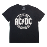 AC DC Mens Band T-Shirt Black L