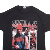 HANES Mens T-Shirt Black L