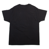 HANES Mens T-Shirt Black L