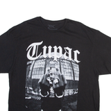 2PAC Mens Band T-Shirt Black 2XL
