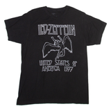 LED ZEPPELIN Mens Band T-Shirt Black M