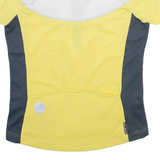 BRIKO Womens Jersey Yellow 1/4 Zip XS