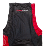 CASTELLI Womens Vest Black Sleeveless 1/2 Zip XL