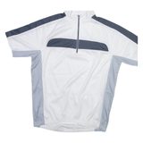 CMNE Mens Jersey White 1/4 Zip M