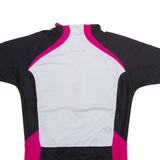 BRUNEX Womens Jersey White 1/4 Zip L