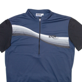 IXS Mens Jersey Blue 1/2 Zip L
