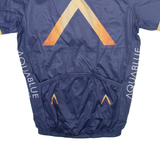 Full Zip Mens Jersey Blue M