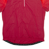 CRIVIT Mens Jersey Red 1/4 Zip XL