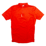 BTWIN Mens Jersey Red 1/4 Zip S