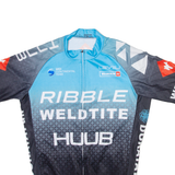 VELOSKIN Full Zip Mens Jersey Blue L