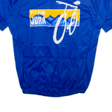 BICYCLE LINE Mens Jersey Blue 1/4 Zip 3XL