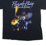 PRINCE Purple Rain Mens Band T-Shirt White L