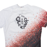 OL PLUS Mens Jersey White 1/4 Zip S