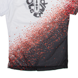 OL PLUS Mens Jersey White 1/4 Zip S