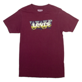 LEVI'S Mens T-Shirt Maroon S