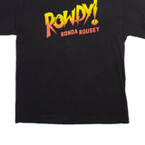 WWE Ronda Rousey Mens T-Shirt Black L