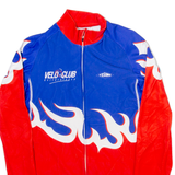 TZAMO Full Zip Mens Jersey Blue Long Sleeve M