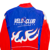 TZAMO Full Zip Mens Jersey Blue Long Sleeve M