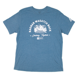 REEBOK Ragnar Wasatch Back Mens T-Shirt Blue XL