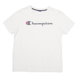 CHAMPION Mens T-Shirt White S