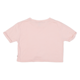 ELLESSE Crop Top Womens T-Shirt Pink UK 8