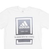 ADIDAS Mens T-Shirt White S