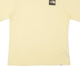 THE NORTH FACE Womens T-Shirt Yellow M