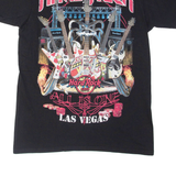 HARD ROCK CAFE Las Vegas Mens T-Shirt Black USA S